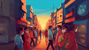 Kasus COVID-19 Naik di India, Varian Baru Sebabkan Sakit Tenggorokan