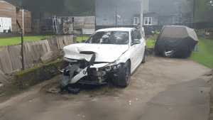 Polisi Temukan Plat Nomor Palsu di Mobil BMW Christiano