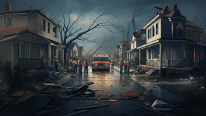 Rumah Warga di St. Louis Rusak Parah Dihantam Tornado