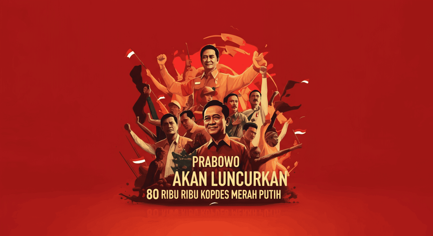 Prabowo Akan Luncurkan 80 Ribu Kopdes Merah Putih