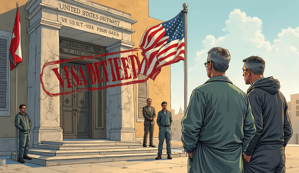 AS Hentikan Pemberian Visa bagi Warga Gaza ke Amerika