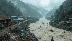 Banjir Bandang di Kaki Himalaya Tewaskan 300 Jiwa